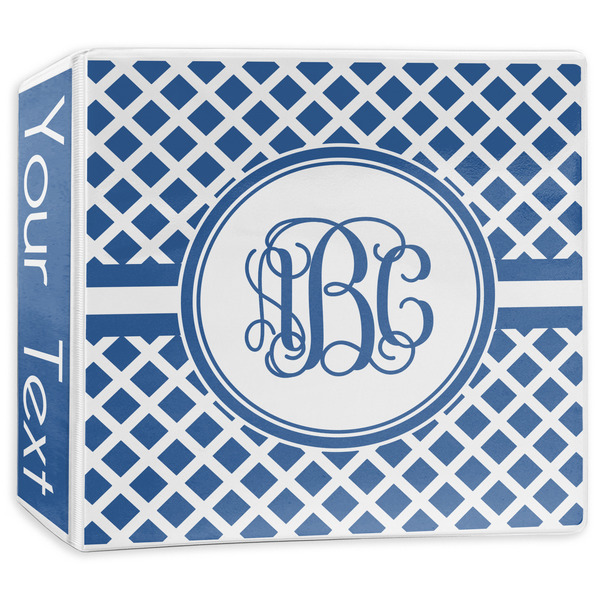 Custom Diamond 3-Ring Binder - 3 inch (Personalized)