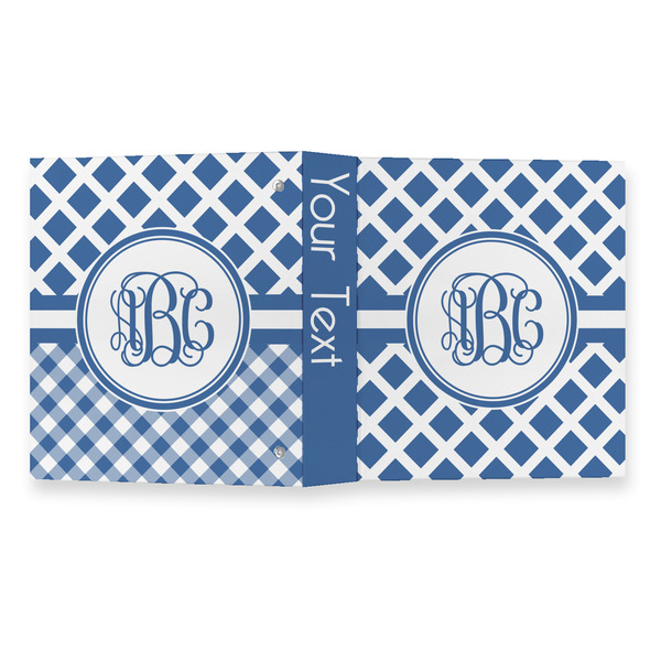 Diamond 3 Ring Binders - Full Wrap - 1" - OPEN OUTSIDE