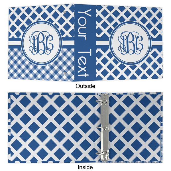 Diamond 3 Ring Binders - Full Wrap - 2" - APPROVAL