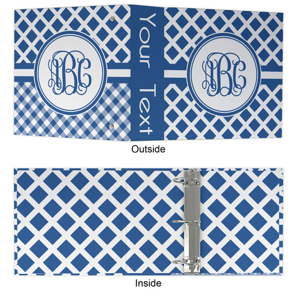 Diamond 3 Ring Binders - Full Wrap - 3" - APPROVAL