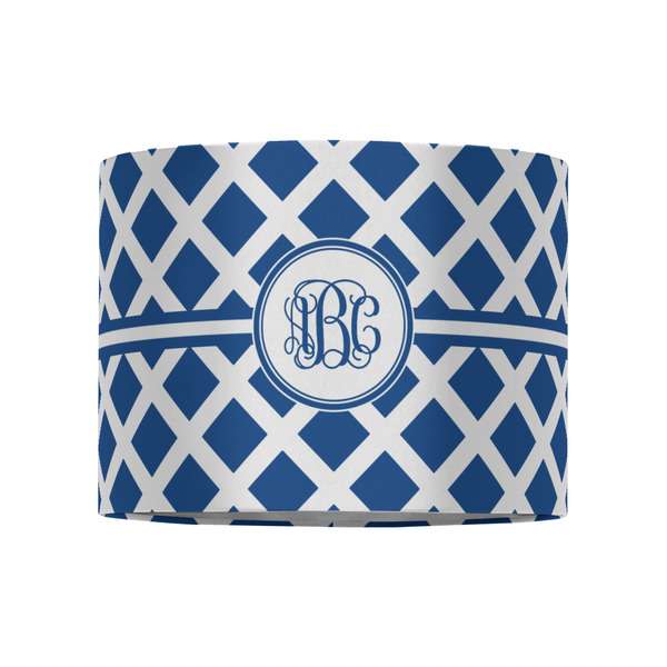 Diamond 8" Drum Lampshade - FRONT (Fabric)