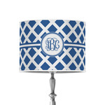 Diamond 8" Drum Lamp Shade - Poly-film (Personalized)