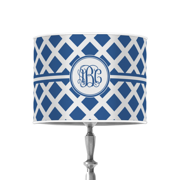 Diamond 8" Drum Lampshade - ON STAND (Poly Film)