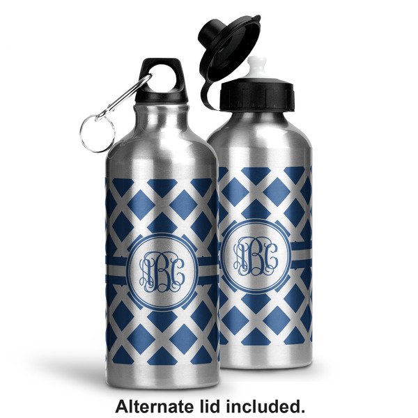 Diamond Aluminum Water Bottle - Alternate lid options