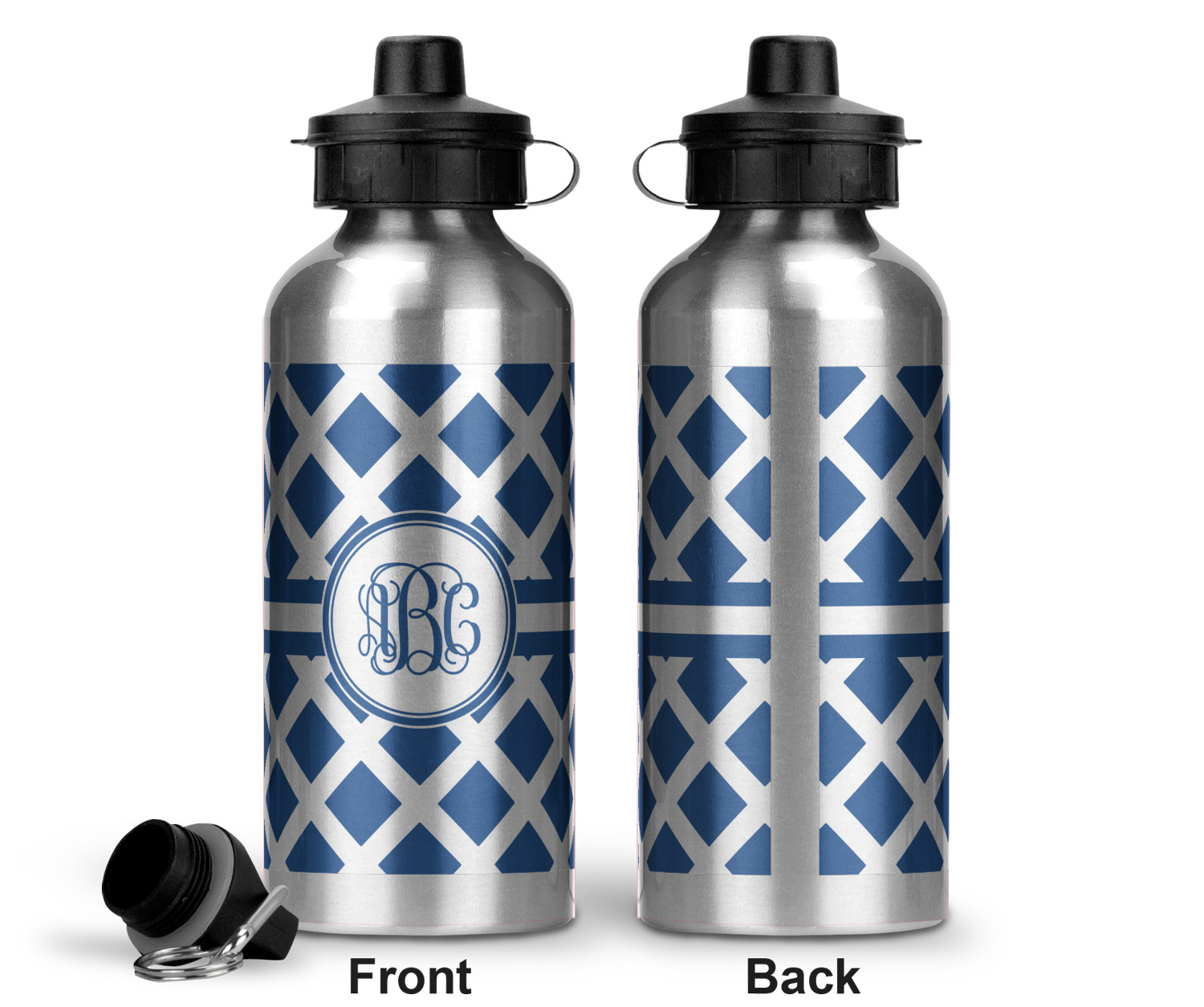 Diamond Water Bottle Aluminum 20 oz (Personalized) YouCustomizeIt