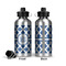 Diamond Aluminum Water Bottle - Front and Back