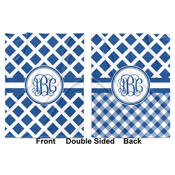 Diamond Baby Blanket (Double Sided - Printed Front and Back)