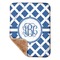 Diamond Sherpa Baby Blanket - 30" x 40" w/ Monograms