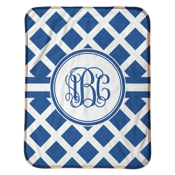 Diamond Baby Sherpa Blanket - Flat