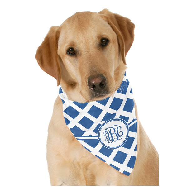 Custom Diamond Dog Bandana Scarf w/ Monogram