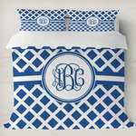 Diamond Duvet Cover Set - King (Personalized)