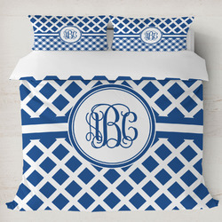 Diamond Duvet Cover Set - King (Personalized)