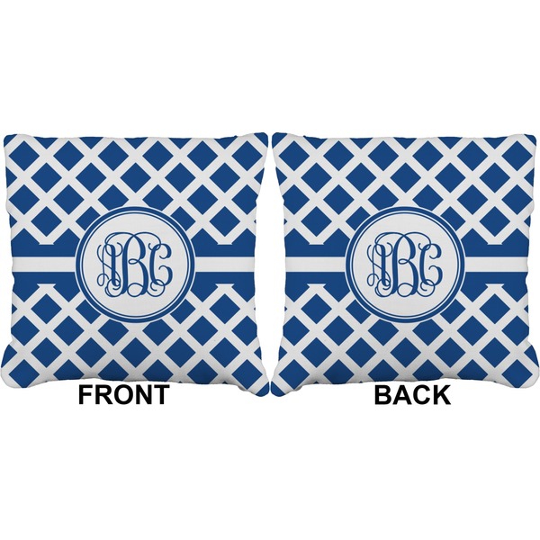 Diamond Burlap Pillow Approval