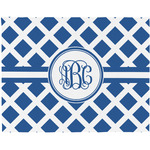 Diamond Woven Fabric Placemat - Twill w/ Monogram