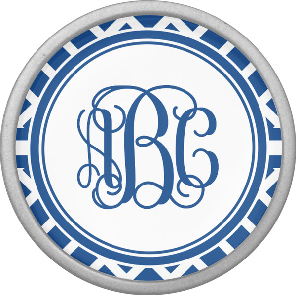 Diamond Cabinet Knob - Nickel - Front