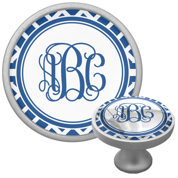 Diamond Cabinet Knob - Nickel - Multi Angle