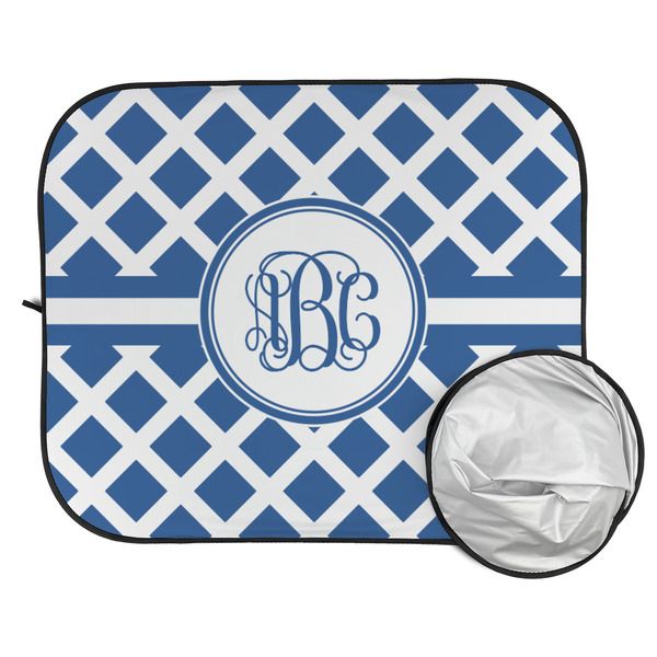 Diamond Car Sun Shades - FOLDED & UNFOLDED