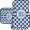Diamond Car Floor Mats Set - 2 Front & 2 Back (Personalized)