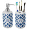 Diamond Ceramic Bathroom Accessories Set (Personalized)