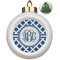 Diamond Ceramic Ball Ornament - Christmas Tree (Personalized)