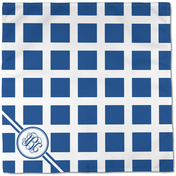 Diamond Cloth Napkins - Personalized Dinner (Full Open)