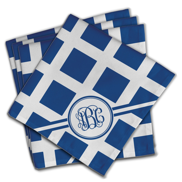 Custom Diamond Cloth Napkins (Set of 4) (Personalized)