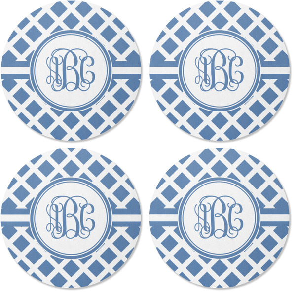 Diamond Coaster Round Rubber Back - Apvl