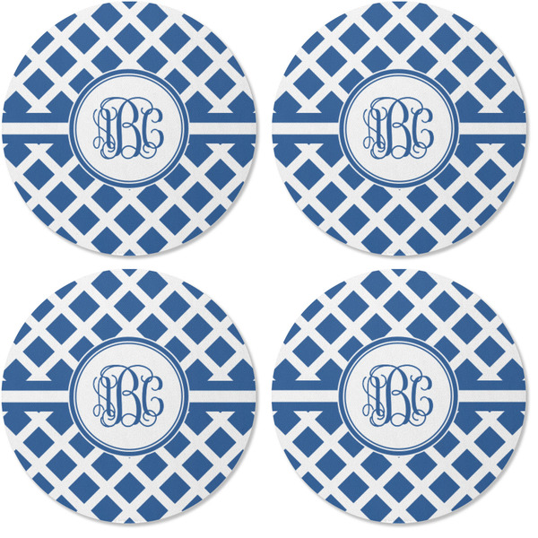Diamond Coaster Round Rubber Back - Apvl