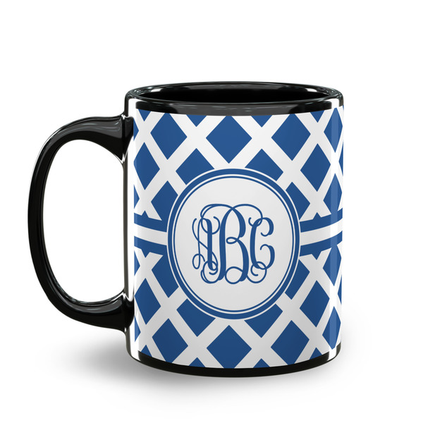 Diamond Coffee Mug - 11 oz - Black