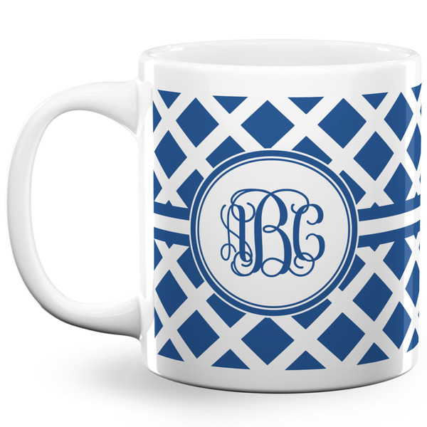 Diamond Coffee Mug - 20 oz - White