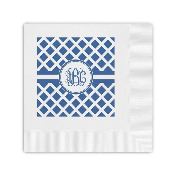 Custom Diamond Coined Cocktail Napkins (Personalized)