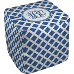 Diamond Cube Pouf Ottoman (Personalized)