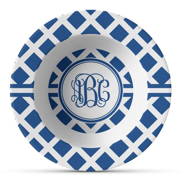 Custom Diamond Plastic Bowl - Microwave Safe - Composite Polymer (Personalized)