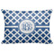 Diamond Decorative Baby Pillowcase - 16"x12" w/ Monogram