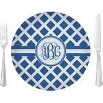 Diamond Glass Lunch / Dinner Plate 10" (Personalized)
