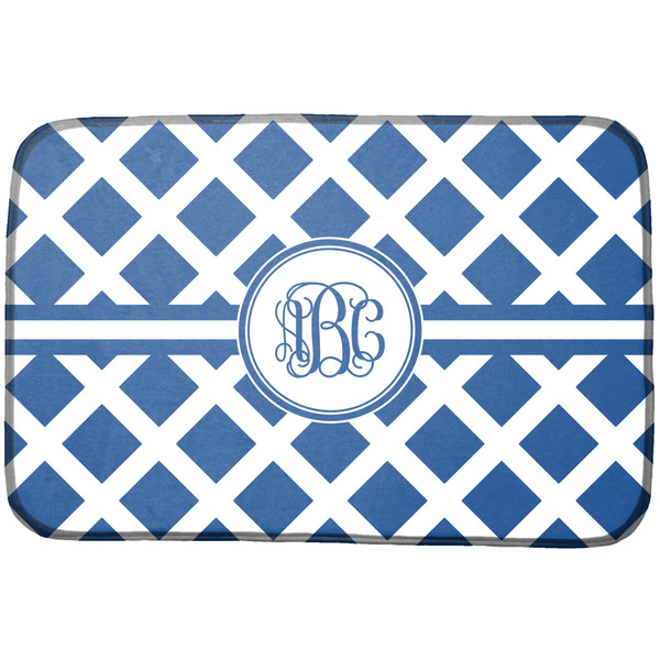 Custom Diamond Dish Drying Mat w/ Monogram