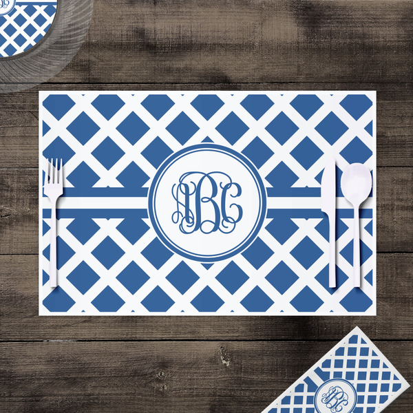 Diamond Disposable Paper Placemat - In Context