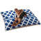 Diamond Dog Bed - Small w/ Monogram