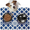 Diamond Dog Food Mat - Medium w/ Monogram