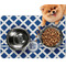 Diamond Dog Food Mat - Small w/ Monogram