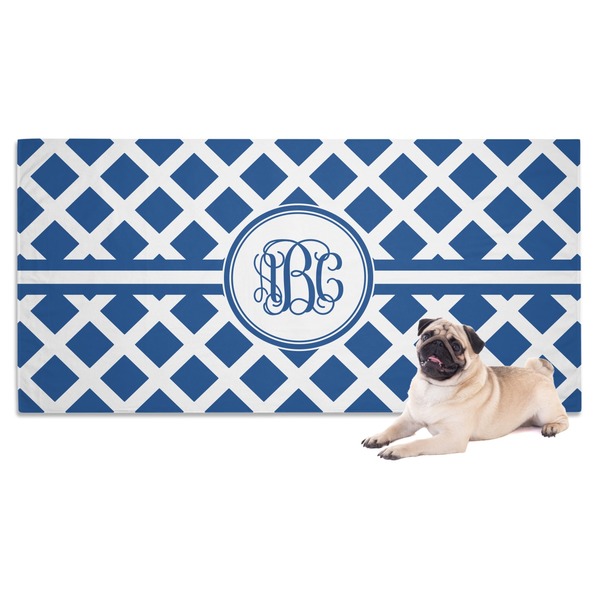 Custom Diamond Dog Towel (Personalized)
