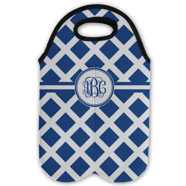 Diamond Double Wine Tote - Flat (new)