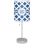 Diamond Lamp with Drum Shade (Personalized)