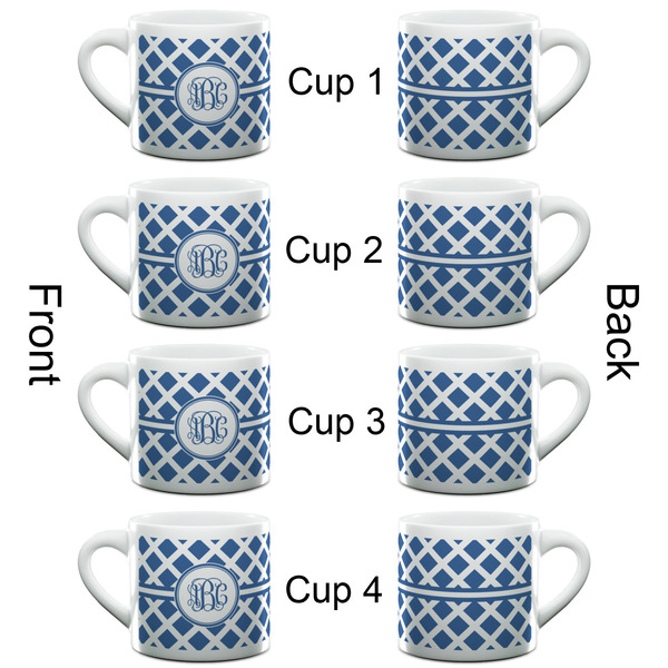 Diamond Espresso Cup - 6oz (Double Shot Set of 4) APPROVAL
