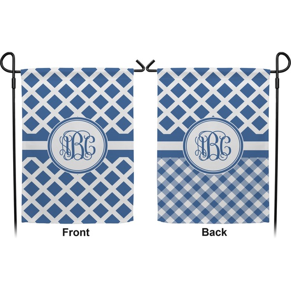 Diamond Garden Flag - Double Sided Front and Back