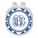 Diamond Golf Ball Marker - Hat Clip - Silver