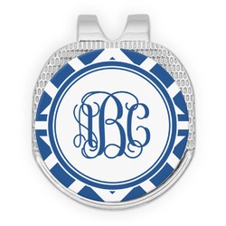 Diamond Golf Ball Marker - Hat Clip - Silver