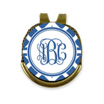 Diamond Golf Ball Marker - Hat Clip - Gold