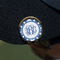 Diamond Golf Ball Marker Hat Clip - Gold - On Hat