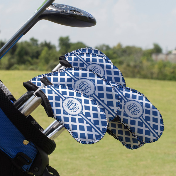 Custom Diamond Golf Club Iron Cover - Set of 9 (Personalized)